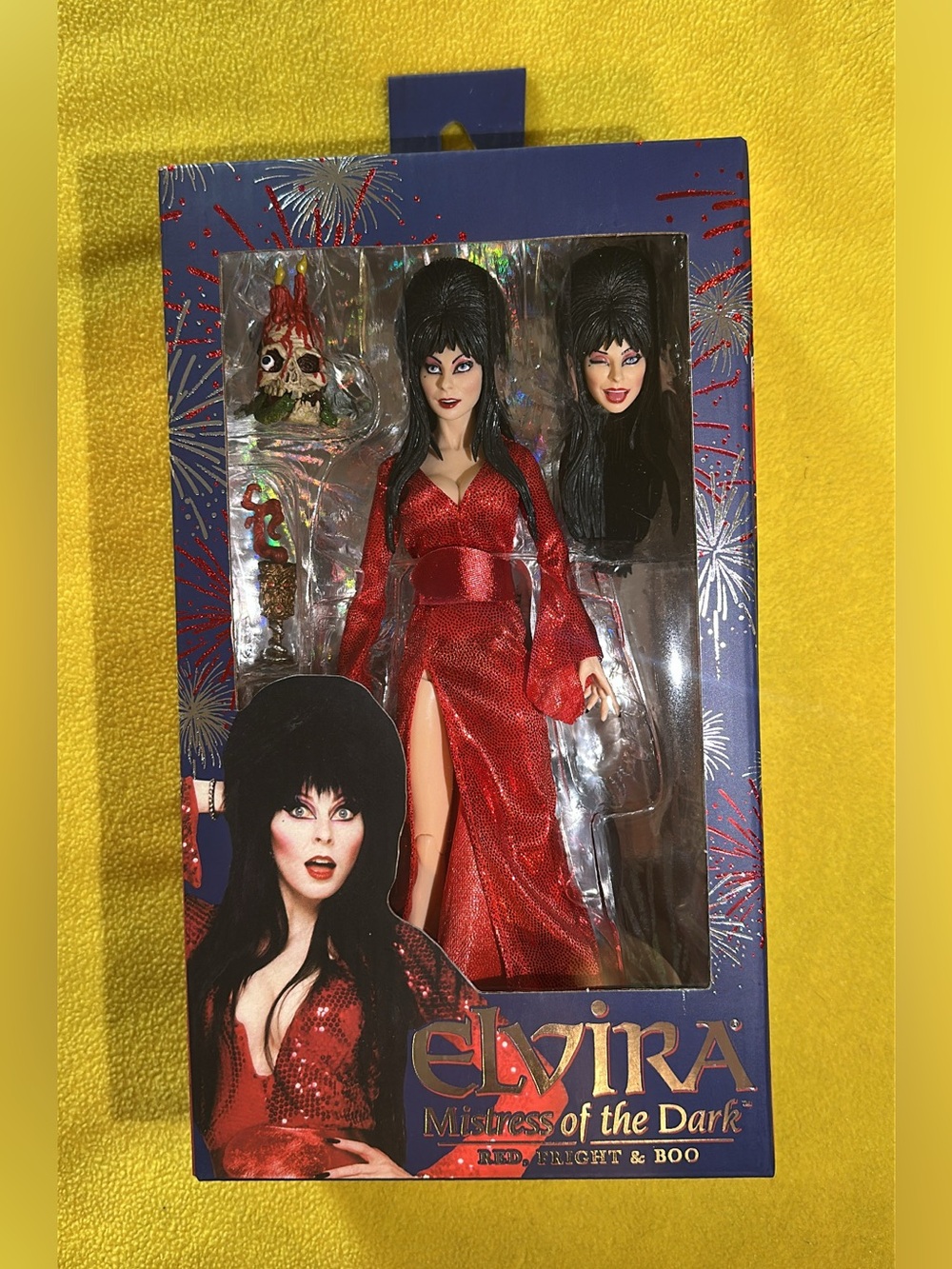 NECA Elvira "Red, Fright, and Boo" 8-inch action figure